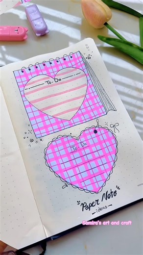 paper note design ideas #shorts #papernotes #samirasartandcraft