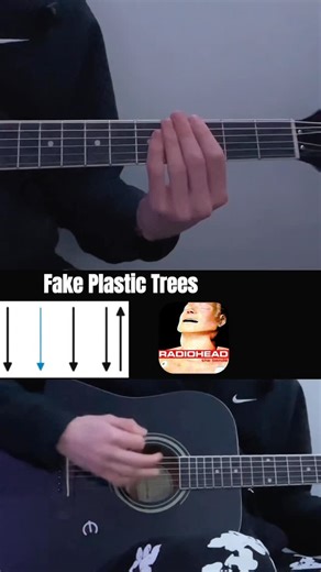 guitar tutorials | how to play “fake plastic trees” on guitar #fakeplastictrees #guitar #guitartutorial #fyp #easyguitarsongs | Instagram