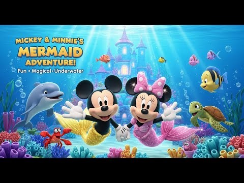“Mickey & Minnie’s Magical Mermaid Adventure! 🌊✨ | Underwater Fun & Ocean Friends”