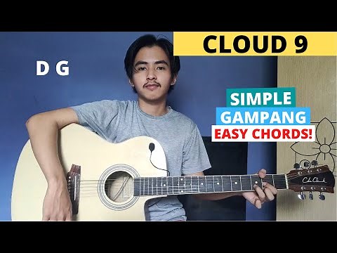 CHORD SIMPLE GAMPANG (Cloud 9 - Beach Bunny) (Tutorial Gitar) Easy Chords!
