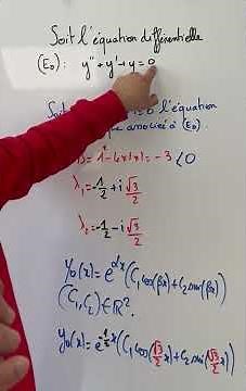 Advanced mathematics, bachelor's degree, goal. 📘Second-order differential equation - Without a fo...