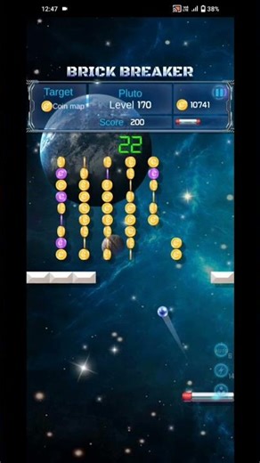 Brick Breaker Level 170 Gameplay | Quick Mobile Game Walkthrough #games #bestarcadegames #gaming