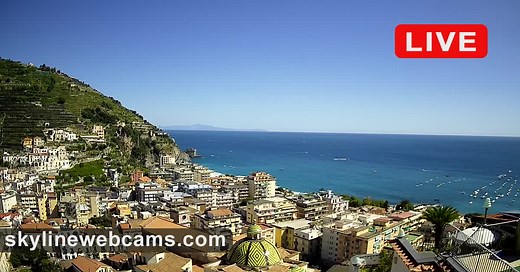 【LIVE】 Webcam Maiori - Amalfiküste | SkylineWebcams