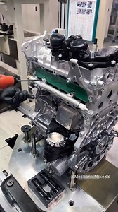 Volkswagen Engine Assembly Production #auto #mechanic #mechanicmike #mechaniclife #engine | Mechanic Mike