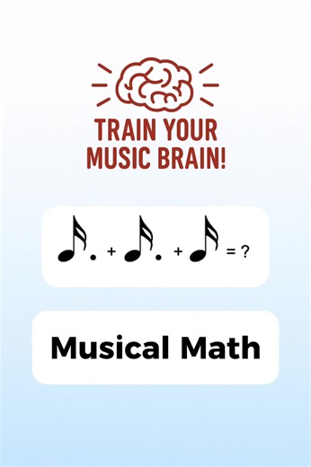 🧠 Musical Math Challenge! Dotted sixteenths = tiny TRICKY. Think you can count this right? Drop your answer in the comments ⬇️ Most people guess wrong 👀 #TrainYourMusicBrain #MusicalMath #DottedNoteChallenge #MusicTheoryTok #RhythmChallenge #TinyButTricky #BandTok #MusicEd #NoteValues #CountIt #MusicTheory