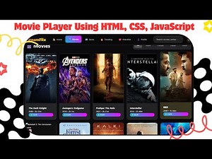 Netflix Clone Using #html #css #js |Full Project Tutorial | Create a Responsive Movie Player Website
