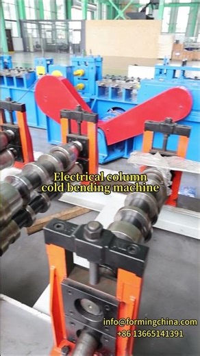 Electrical column cold bending machine