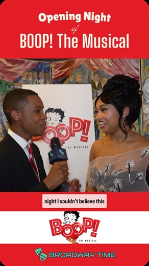 Joel Crump on Instagram: "🎉 BOOP! The Musical is officially open on Broadway! 🗽✨ Watch the cast and creative team reflect on their exciting opening night of this bold, colorful new show! 🎭💃🎶 Inspired by Max Fleischer’s iconic cartoon, BOOP! follows Betty as she steps out of her black-and-white world for one day off—only to find adventure, love, and a whole lot of color in New York City. 💋🖤❤️ For more info, visit boopthemusical.com! 🌟 #Broadway #BOOPOnBroadway #OpeningNight #BroadwayTime 