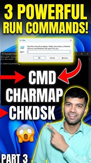 3 Powerful Windows Run Commands! 🔥 Part 3 #shorts