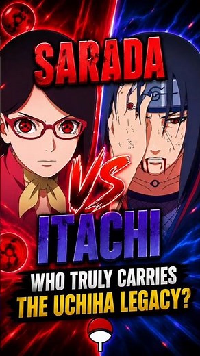 Sarada vs Itachi, Who Truly Carries the Uchiha Legacy?🤯#brazilianfunk