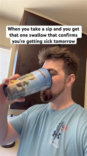 Every sip it hurts even worse 😭