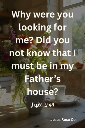 Catholic Bible Study | Luke 2:49 | Jesus Rose Co.✝️