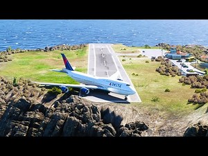 IMPOSSIBLE Takeoff?! Delta Boeing 747 at World’s Shortest Runway TNCS