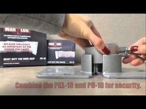 War-Lok Heavy Duty Puck Padlock with Hasp