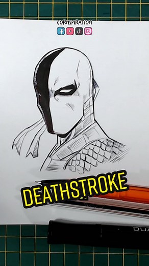 Cómo dibujar a Deathstroke: Tutorial paso a paso