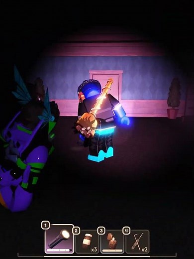 Sally in the dark room