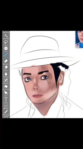 Desenhando Michael Jackson