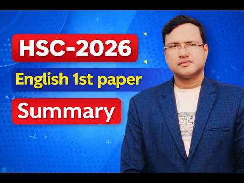 Summary Writing for HSC | Easy Rules & Example | HSC English 1st Paper