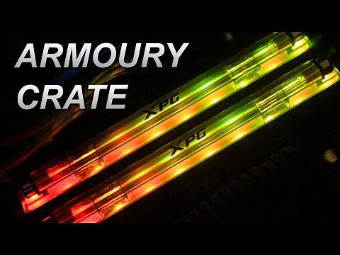 Efeitos RGB em memórias XPG (Armoury Crate/Aura Sync)