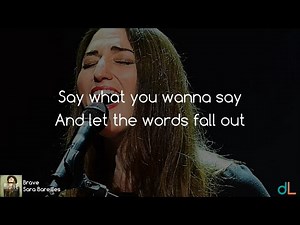 Brave - Sara Bareilles (Lyrics) HD