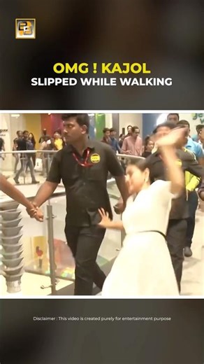 Kajol’s Unexpected Fall Caught on Camera 😱 #shorts #bollywood #kajol #trending