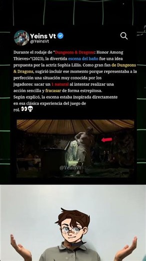 Durante el rodaje de Dungeons & Dragons: Honor Among Thieves (2023), Sophia Lillis quería mostrarlo!
