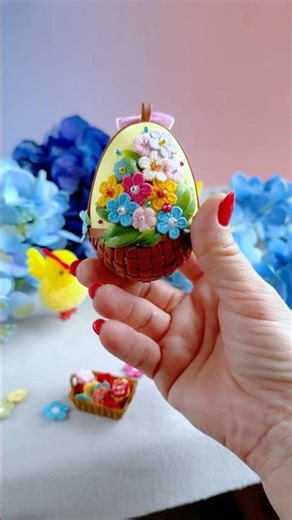 DIY Egg Decoration THE CUTEST! Fabulous Easter Ornaments! #eastereggs