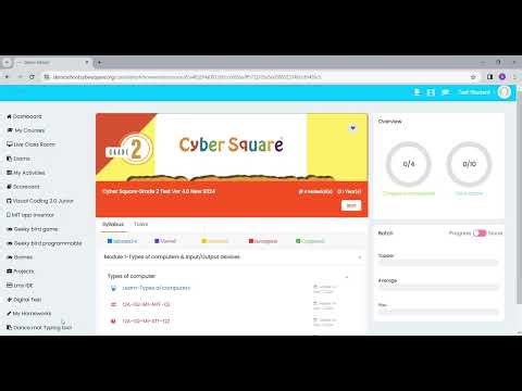 Platform tour for students