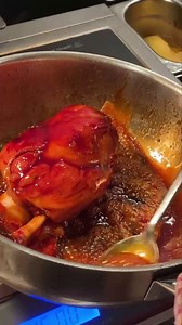 37K views · 52 reactions | Slow cooked ham hock glazed in honey and umami spices... the meat just falls of the bone. Serves two people and comes with the side of onion gravy襤 | Fade Street Social by Dylan McGrath | Facebook