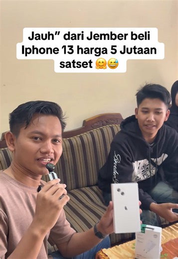 Jauh” dari jember beli iphone 13 harga 5 jutaan satset🤝😅 #iphone #fyp #bondowoso
