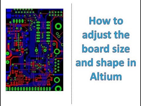 Altium Designer Tutorial | How to adjust the board size and shape in PCB Layout | PCB layout basics