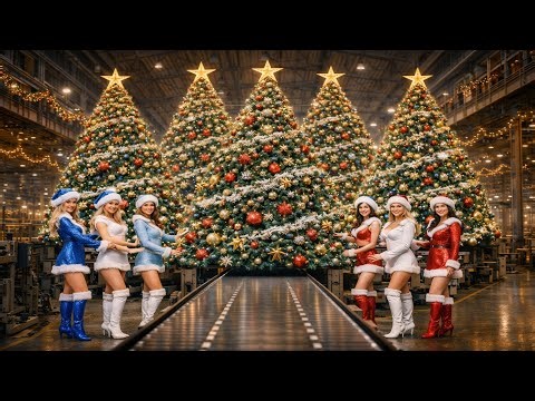 Watch How Millions of Fake Christmas Trees Get Manufactured