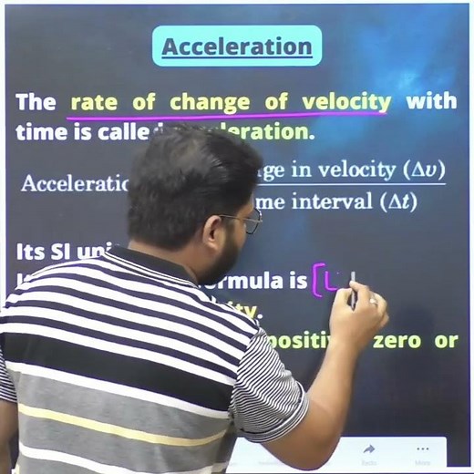 WHAT IS ACCELERATION 🔥🔥 UNDERSTAND CONCEPT OF ACCELERATION 🔥 VARIABLE VELOCITY #motion #acceleration