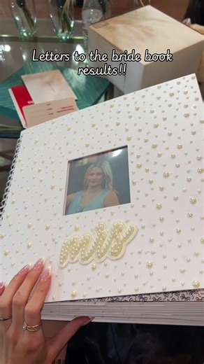 Here’s the results everyone was asking for! #letterstothebride #bride #wedding #weddingdiy #letterstothebridebook