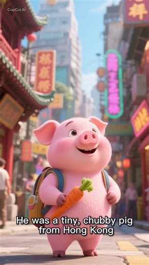 Part1 Porky Pig Cozy Bedtime Story: Cute Pig’s First Adventure from Hong Kong 🐷🌙 Gentle & Magical