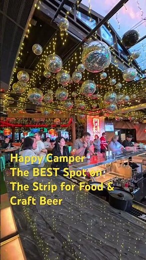 Happy Camper is the Best spot on the Strip for Food and Craft Beer. #lasvegas #beer #happycamper