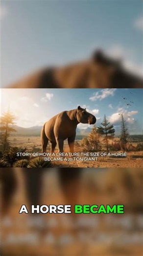 The Giant Mammal That Went Extinct Due to Success