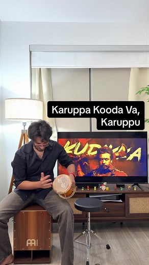 Karuppa Kooda Va cajon cover – Karuppu Udukkai rhythm