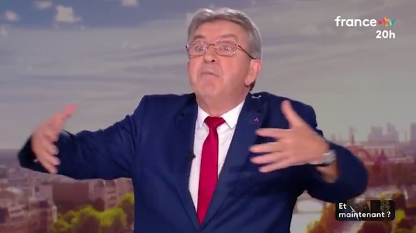 Jean-Luc Mélenchon invité du 20h de France 2