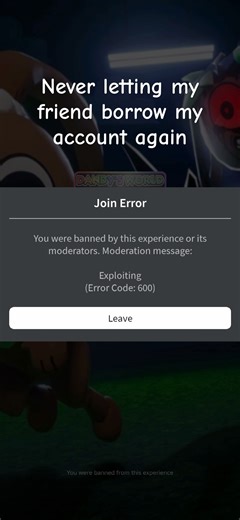 CHECK COMMENTS FOR BACKSTORY #dandysworld#roblox#banned#fypシ#viral#subscribe#contentcreator#shorts