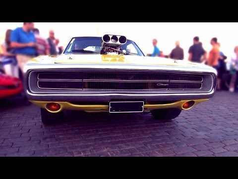 1970 Dodge Charger 500 Supercharged - loud BLOWER V8 sound!!