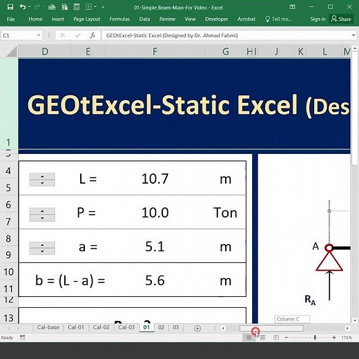 Statics: Professional Excel Spreadsheets
