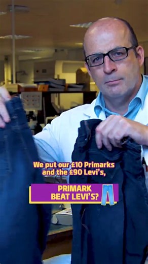 Cheap vs Expensive Jeans Durability Test #shorts #levis #primark