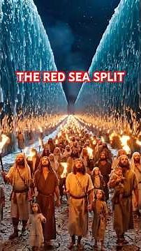 The Bible Story of Moses Parts the Red Sea | The Moment God Made a Way #faith #spirituality #moses