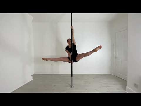 Split Grip V. Beginner Pole Dance Tutorial