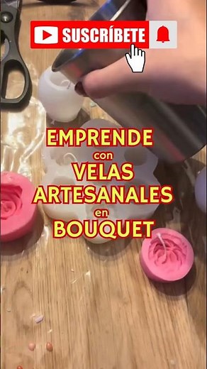 HOW TO CREATE BOUQUET CANDLES LIKE A PROFESSIONAL #candlesbusiness #diy #handmadecandles #viralsh...