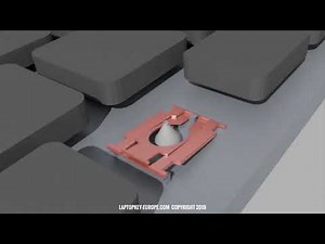 How to repair a laptop keyboard small key