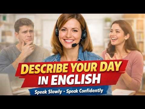 Describe Your Daily Routine in English | Speaking Practice for Beginners