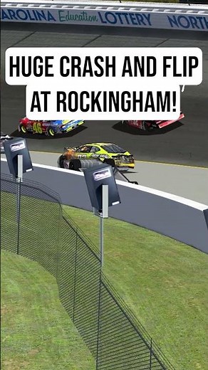 Huge CRASH and FLIP at Rockingham 💥