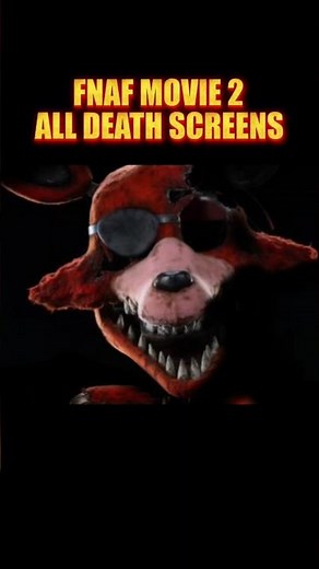 FNAF Movie 2 - All Death Screens #fnaf #art #edit
